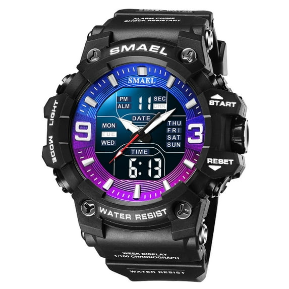 SMAEL Camouflage Sport Style Men's Wristwatches Digital Waterproof Shock Watch Outdoors Military Watch