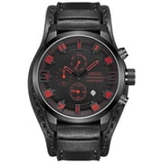 SMAEL Casual Sport Watches Mens Luxury Military Leather Waterproof Watch Man Clock SL 9076 Fashion Wristwatch relogio masculino