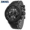 thumbnail image 1 of SMAEL Dual Display Digital Analog Sports Watch Waterproof Military Quartz Watch for Men, 1 of 7