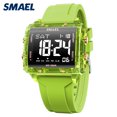 thumbnail image 1 of SMAEL Multiple Colors Square Digital Sports Watch Waterproof Silicone Wrist Watch for Men, 1 of 6