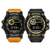 SMAEL New Outdoor Sports Simple Style Waterof And Shockof Student Men's Sports Watch