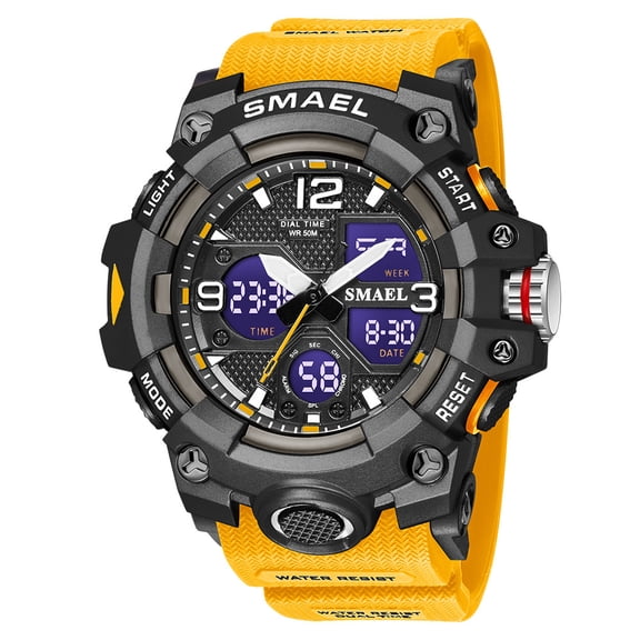 SMAEL Outdoor Sports Alarm Clock Timing Swimming Electronic Watch