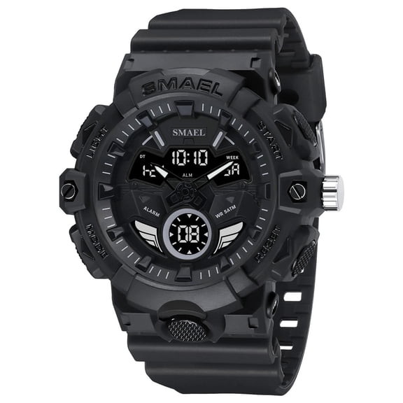 SMAELMen Sport Watches SMAEL Original Wristwatches Dropshipping Brand 50M Waterproof Clock 8085 Alarm Young Yellow New Quartz Watch