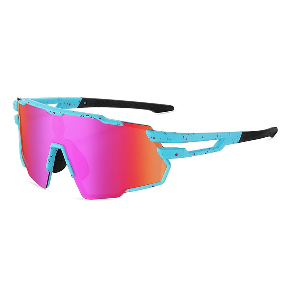 YAMAS YS1047 Sports Sunglasses - UV400 Protection Wraparound For Running, Cycling, Hiking