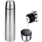 SMALL 500 ml 16.9 Ounce Coffee Thermos Thermal Water Bottle for Tea Hot & Cold Drinks Stainless Steel Vacuum Sealed Insulated Thermos Water Flasks Bottles Work Travel Termo Para Cafe Bebes 0.5 Quart