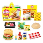 Slime Mart Small Basket Burger by ZURU - Play Food Themed DIY Slime Kit for Kids Ages 6+