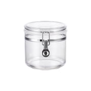 Mainstays Small Clear Airtight Stackable Food Storage Canister with Buckle Lid, 33.8 oz