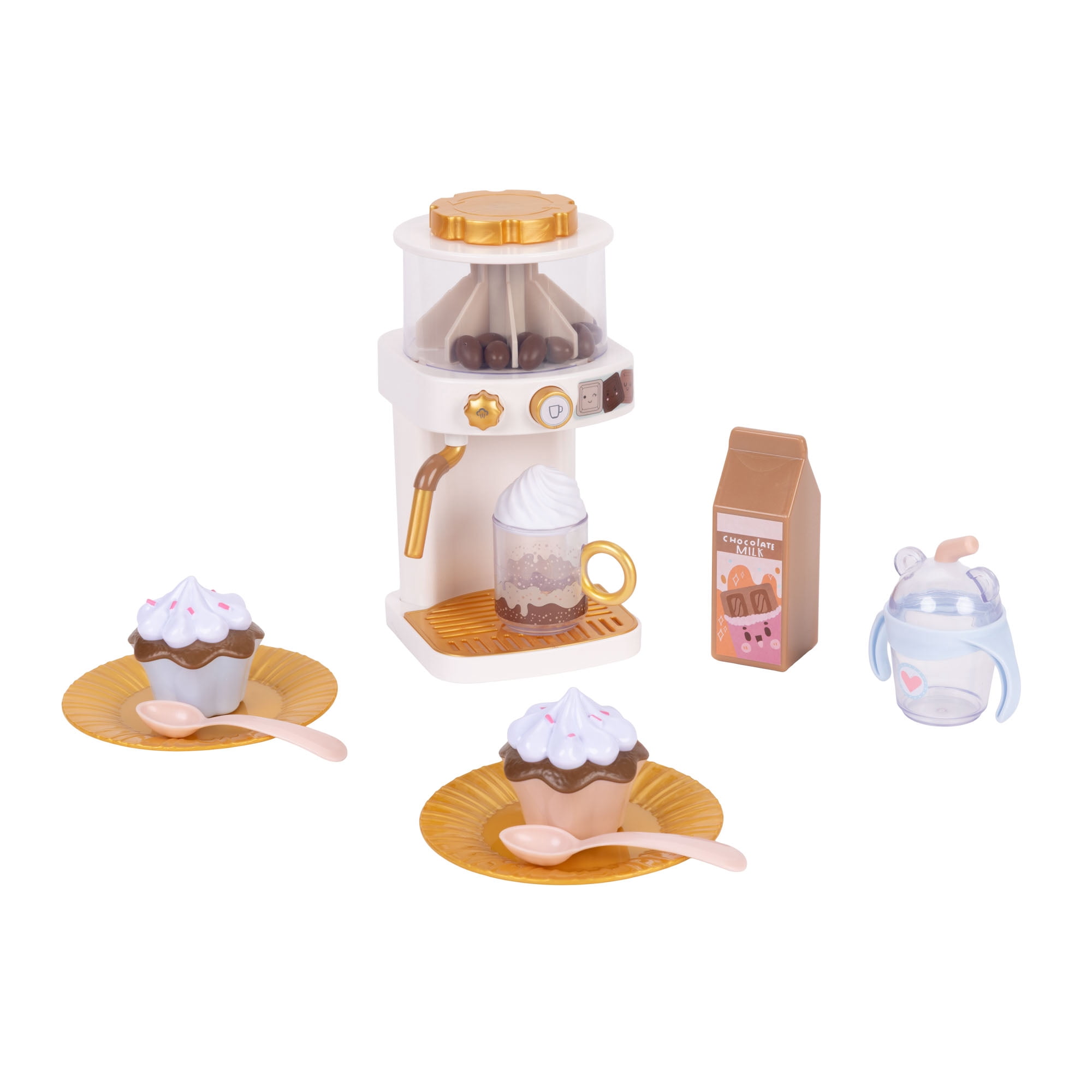 My Sweet Love Sweet Cocoa Cafe Doll Play Set, 11 Pieces