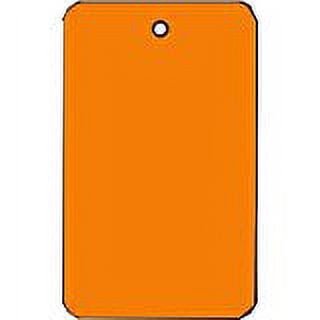 SMALL COUPON, 1-7/8" x 1-1/4", BLANK, NO STRINGS, ORANGE, BOX OF 1000