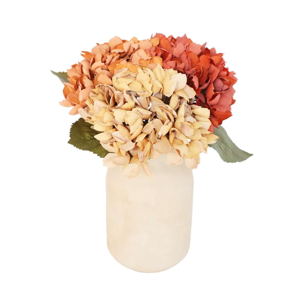 My Texas House Fall Small Hydrangea Floral Arrangement in Vase, 12.5"