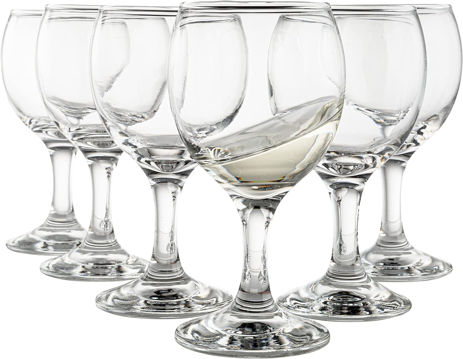 SMALL Wine Glasses, Beautiful Round Dessert Wine Glasses, Set Of Wine