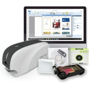 IDP SMART-31S ID Card Printer Bundle Includes Printer, Color Ribbon, 100 Cards, Software and USB Web Camera 23 sec/card YMCKO 5 sec/card Mono 300 dpi USB