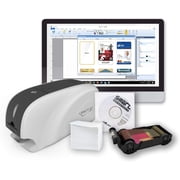 IDP SMART-31S ID Card Printer Kit Includes Printer, Color Ribbon, 100 Cards and Software 23 sec/card YMCKO 5 sec/card Mono 300 dpi USB