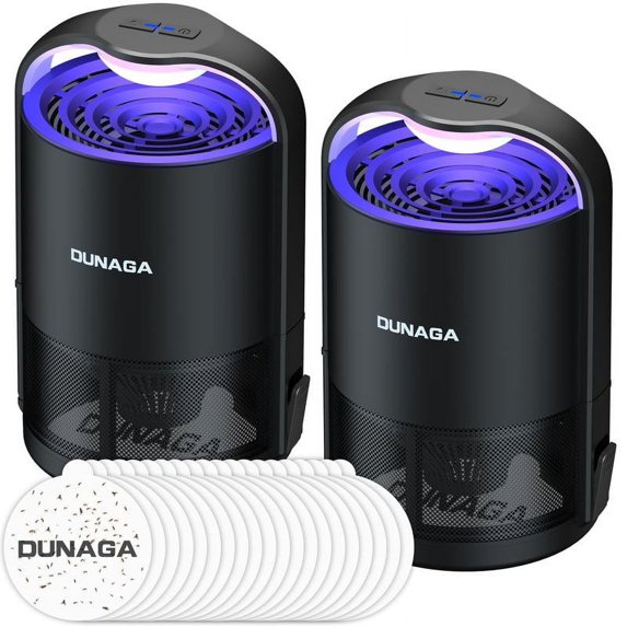 【SMART 7-Wavelengths Zapper】Indoor Trap,Auto-Switch Modes, Heat & Light Attraction! Safe for Pets/Kids,Kill Mosquitoes, Gnats, Fruit Flies! Easy Clean