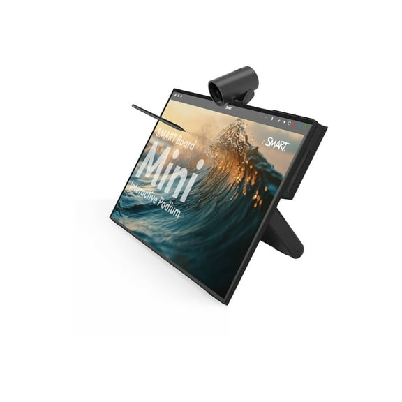 SMART Board Mini 727 - 27" Diagonal Class LED-backlit LCD display - interactive - with touchscreen (multi touch) - Android - 4K UHD (2160p) - black - with SMART Meeting Pro