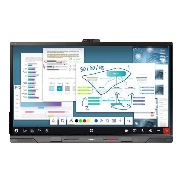 SMART Board QX075 Pro 75" Diagonal Class QX Pro Series with iQ LED