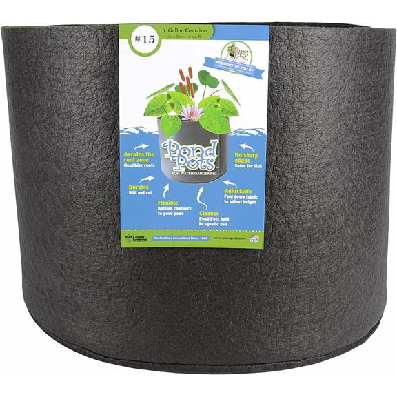 SMART POT 15 Gallon Fabric Grow Bag Pond Pot