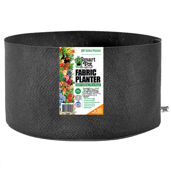 SMART POT 150 Gallon Fabric Grow Bag - Black