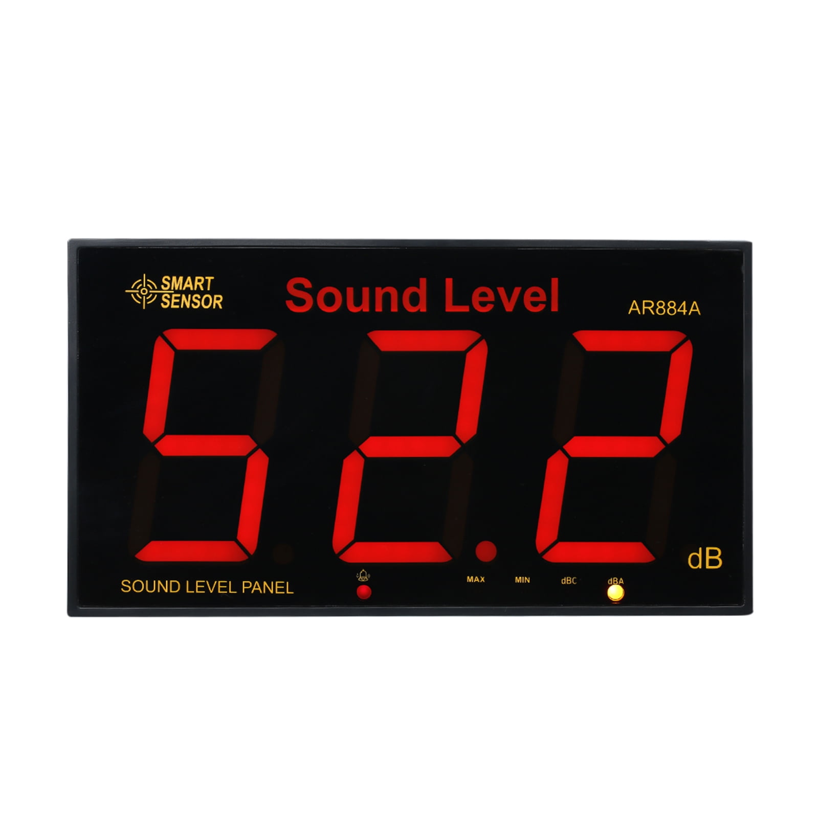 SMART SENSOR AR884A Sound Level Meter with Large LCD Screen Wall ...