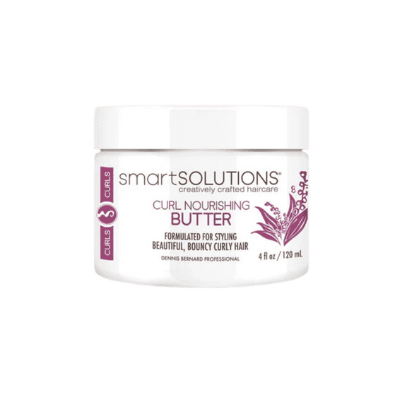 SMART SOLUTIONS Curl Nourishing Butter, 5 oz. | Ultra Conditioning | Humidity-Shielding Hydration | Luxe Braid Balm and Curl Enhancer
