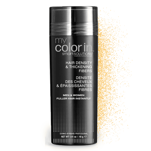 SMART SOLUTIONS Hair Density & Thickening Fibers | Instant Volume Boost, 1.41 Oz | Natural Color-Matching Coverage | For Thicker-Looking Hair (Light Blonde)