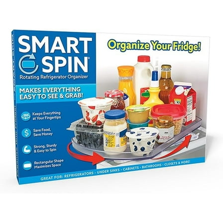 SMART SPIN ROTATING REFRIGERATOR ORGANIZER