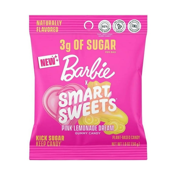 SMART SWEETS Barbie Pink Lemonade Dream Gummy Candy, 1.8 OZ YUN12 YUN12