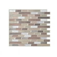 thumbnail image 1 of SMART TILES Peel and Stick Backsplash tiles - 4 Sheets of 10in x 9in - 3D Adhesive Peel and Stick Tile Backsplash for Kitchen, Bathroom, Wall Tiles, 1 of 6