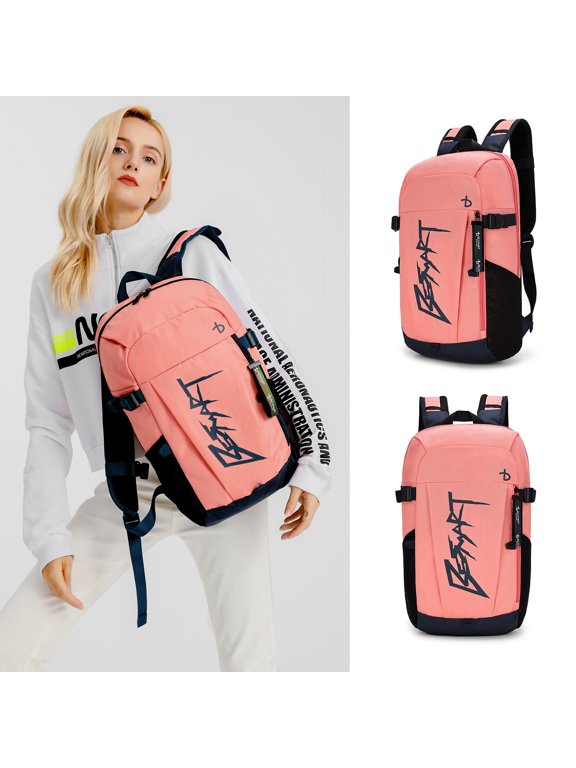BE SMART Waterproof Work Backpack for Woman/Ladies, Lightweight Business Laptop Backpack Fits 15.6 Inch Computer, Durable Casual Daypack College Bag for Travel/Sport Gym/Fitness/Hiking/Outdoor, Pink