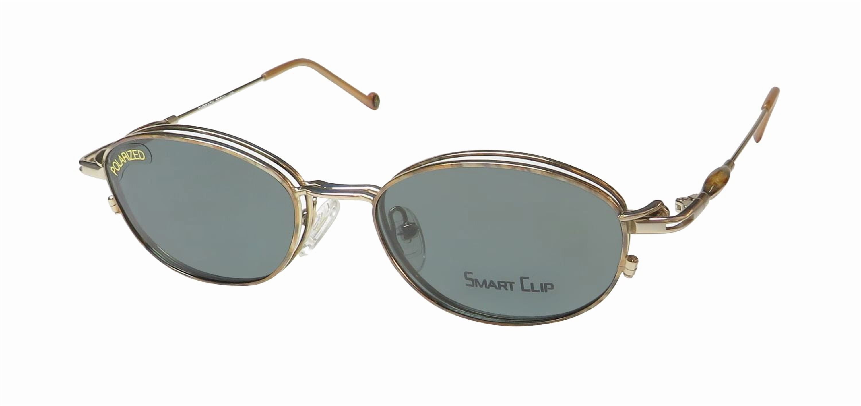 SMARTCLIP 234 EYEGLASS FRAME/GLASSES FULL-RIM WITH OPTIONAL SUNGLASS CLIP-ONS