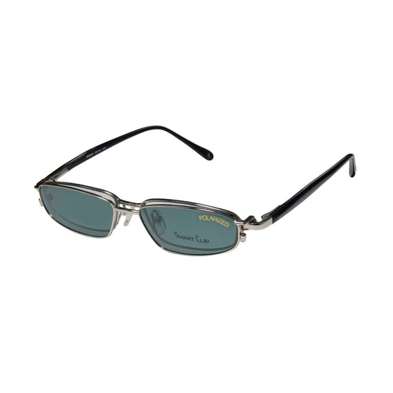 SMARTCLIP 245 EYEGLASS FRAME/GLASSES WITH OPTIONAL POLARIZED CLIP-ON LENSES RARE