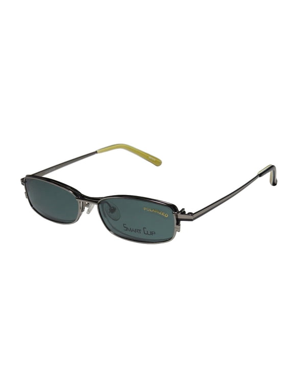 SMARTCLIP 276 CASUAL EYEGLASS FRAME/EYEWEAR WITH POLARIZED CLIP-ON LENSES