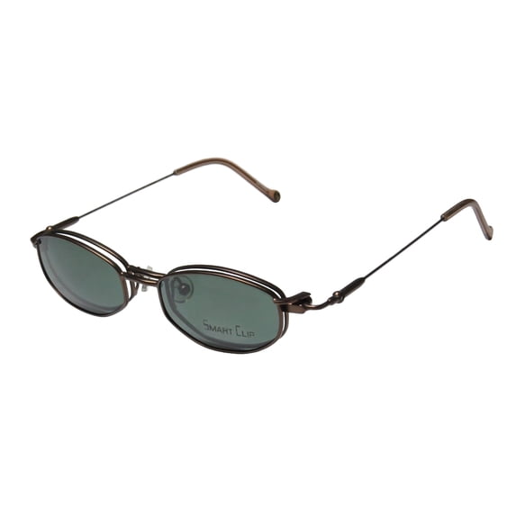 SMARTCLIP 281 OPTICAL EYEGLASS FRAME/EYEWEAR WITH POLARIZED CLIP-ON LENSES