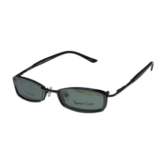 SMARTCLIP 293 STAINLESS STEEL EYEGLASS FRAME/GLASSES POLAROID CLIP-ON LENS