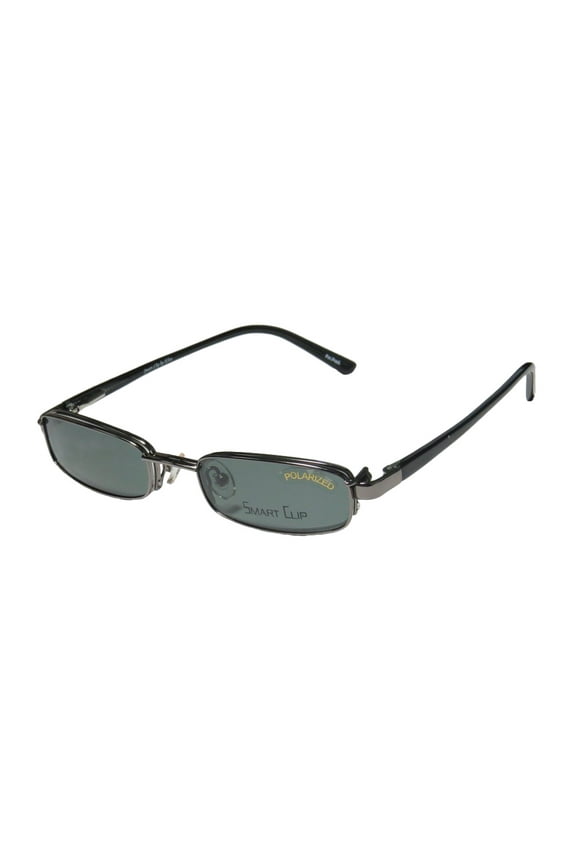 SMARTCLIP 432 SLEEK EYEGLASS FRAME/GLASSES POLARIZED SUNGLASS CLIP-ON LENSES