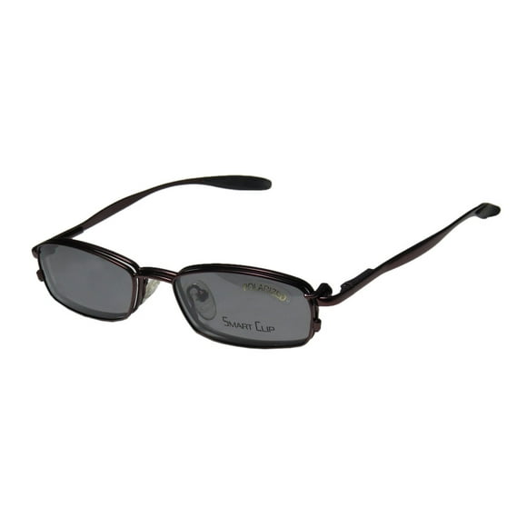 SMARTCLIP 611 FASHIONABLE EYEGLASS FRAME/GLASSES POLARIZED CLIP-ON LENSES