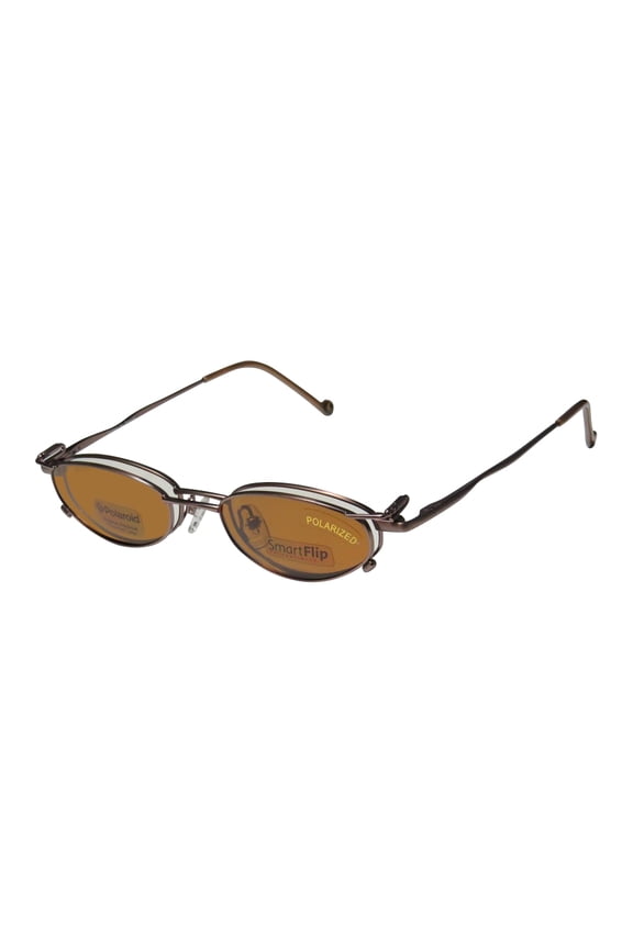 402 EYEGLASS FRAME/GLASSES WITH POLAROID POLARIZED SUNGLASS CLIP-ONS