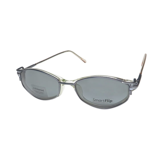 SMARTFLIP 426 EYEGLASS FRAME/EYEWEAR WITH PREMIUM SUNGLASS CLIP-ONS ELEGANT RARE