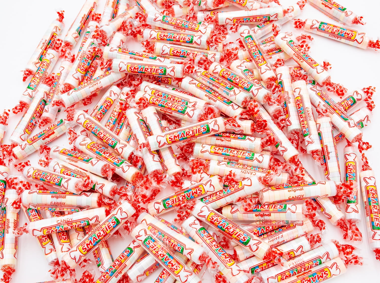 SMARTIES Original Candy Rolls 3 lb Smarty Red Candy Bulk Bag, Classic Fruity Assorted Flavors