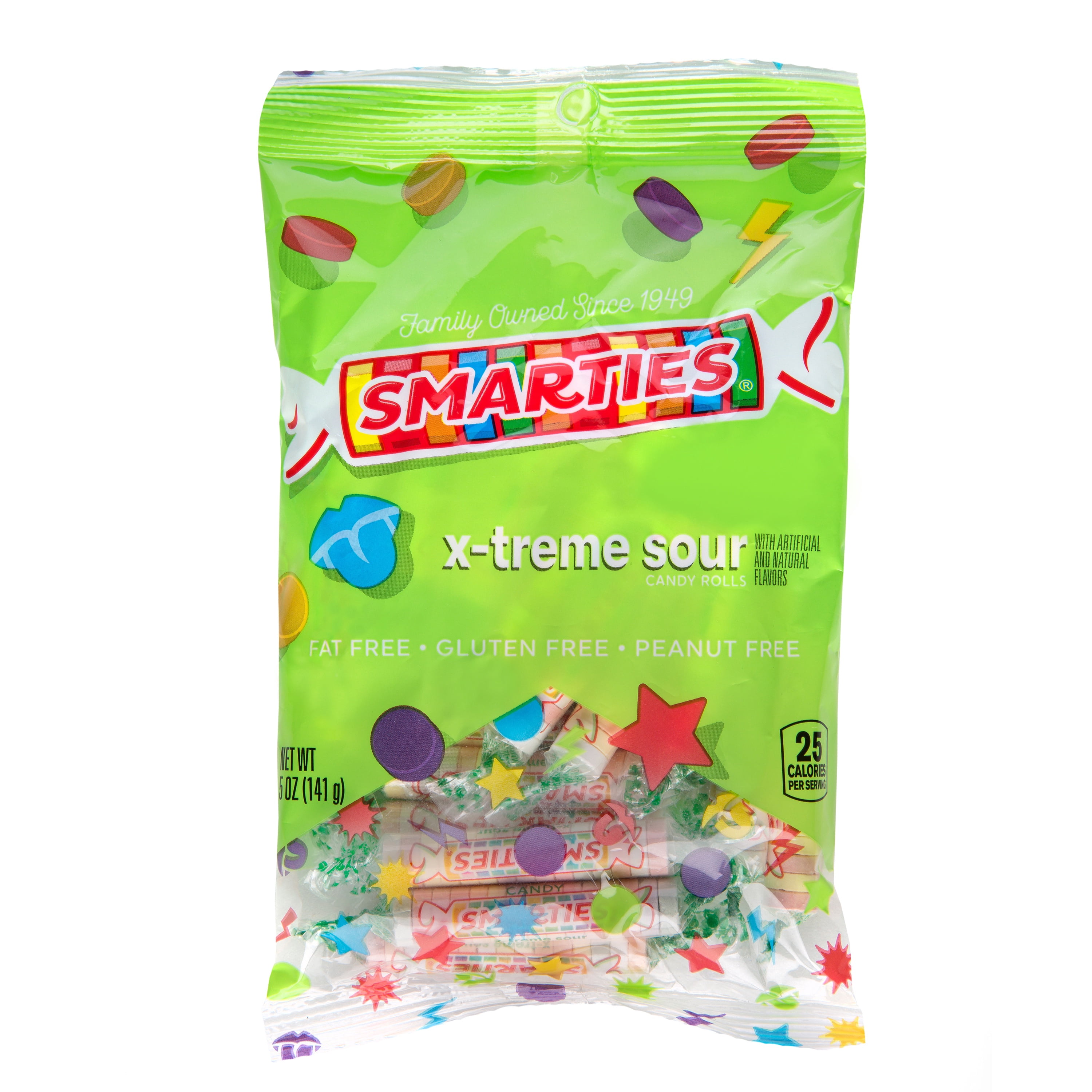 SMARTIES X-TREME SOUR 5 OZ BAG 0, Case Pack of 12