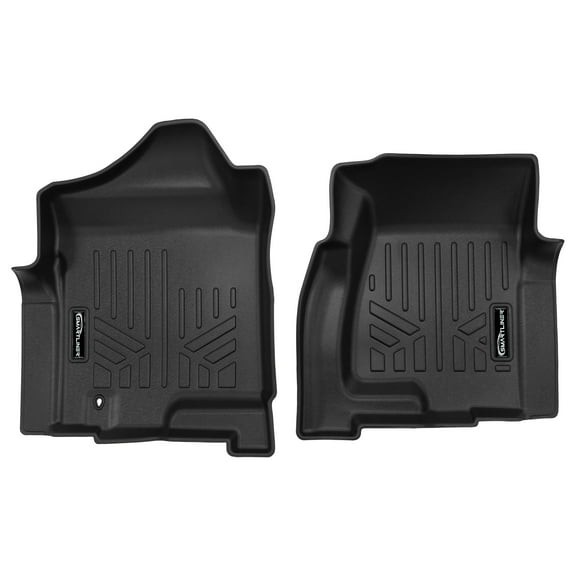 SMARTLINER 1st Row Custom Fit Floor Liners Compatible with 1999 - 2007 Chevrolet Silverado Crew Cab