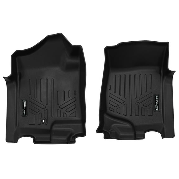 SMARTLINER 1st Row Custom Fit Floor Liners Compatible with 2007 - 2013 GMC Sierra 2500 HD Double Cab