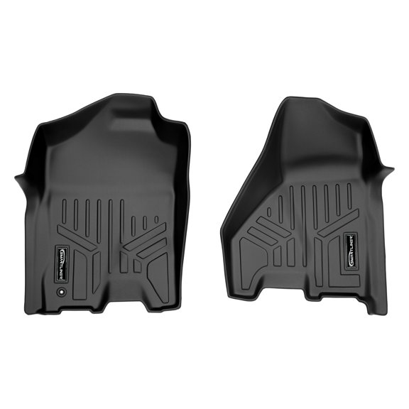 SMARTLINER 1st Row Custom Fit Floor Liners Compatible with 2012 - 2012 Ram 3500 Crew Cab and Mega Cab