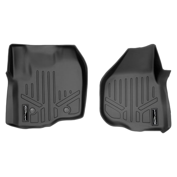 SMARTLINER 1st Row Custom Fit Floor Liners Compatible with 2013 - 2016 Ford F-450 Super Crew