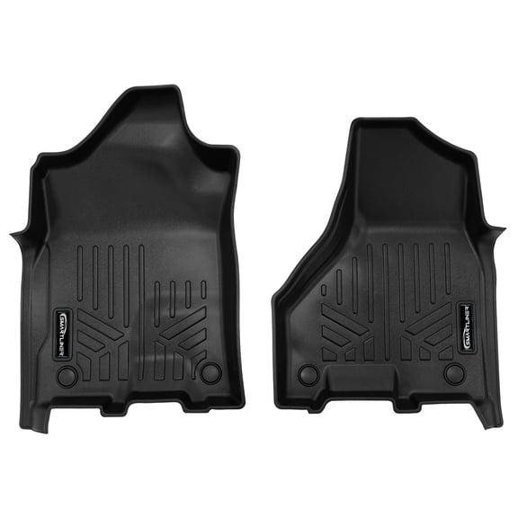 SMARTLINER 1st Row Custom Fit Floor Liners Compatible with 2019 - 2025 Ram 3500 Mega Cab and Crew Cab