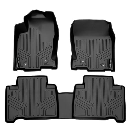 SMARTLINER 2 Rows Custom Fit Floor Liners Compatible with 2015 - 2021 Lexus NX (Hybrid)