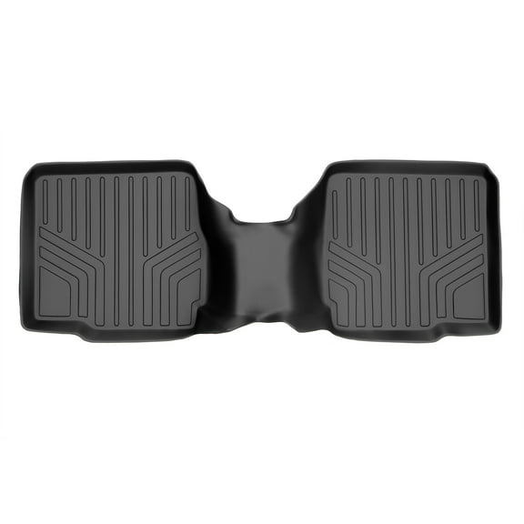 SMARTLINER 2nd Row Custom Fit Floor Liners Compatible with 2015 - 2016 Ford Explorer 7 Passenger (Gasoline | 2nd Row Bucket Seat with Center Console)