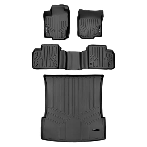 SMARTLINER 3 Rows Custom Fit Floor Liners Compatible with 2014 - 2016 Mercedes-Benz GL Class (Gasoline)
