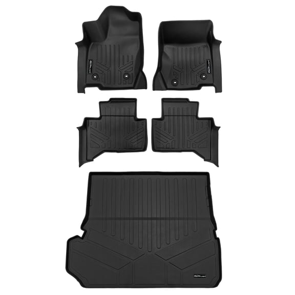 SMARTLINER 3 Rows Custom Fit Floor Liners Compatible with 2024 - 2025 Lexus GX 6 Passenger and 7 Passenger (Gasoline)
