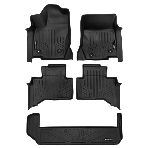 SMARTLINER 3 Rows Custom Fit Floor Liners Compatible with 2024 - 2025 Lexus GX 6 Passenger and 7 Passenger (Gasoline)